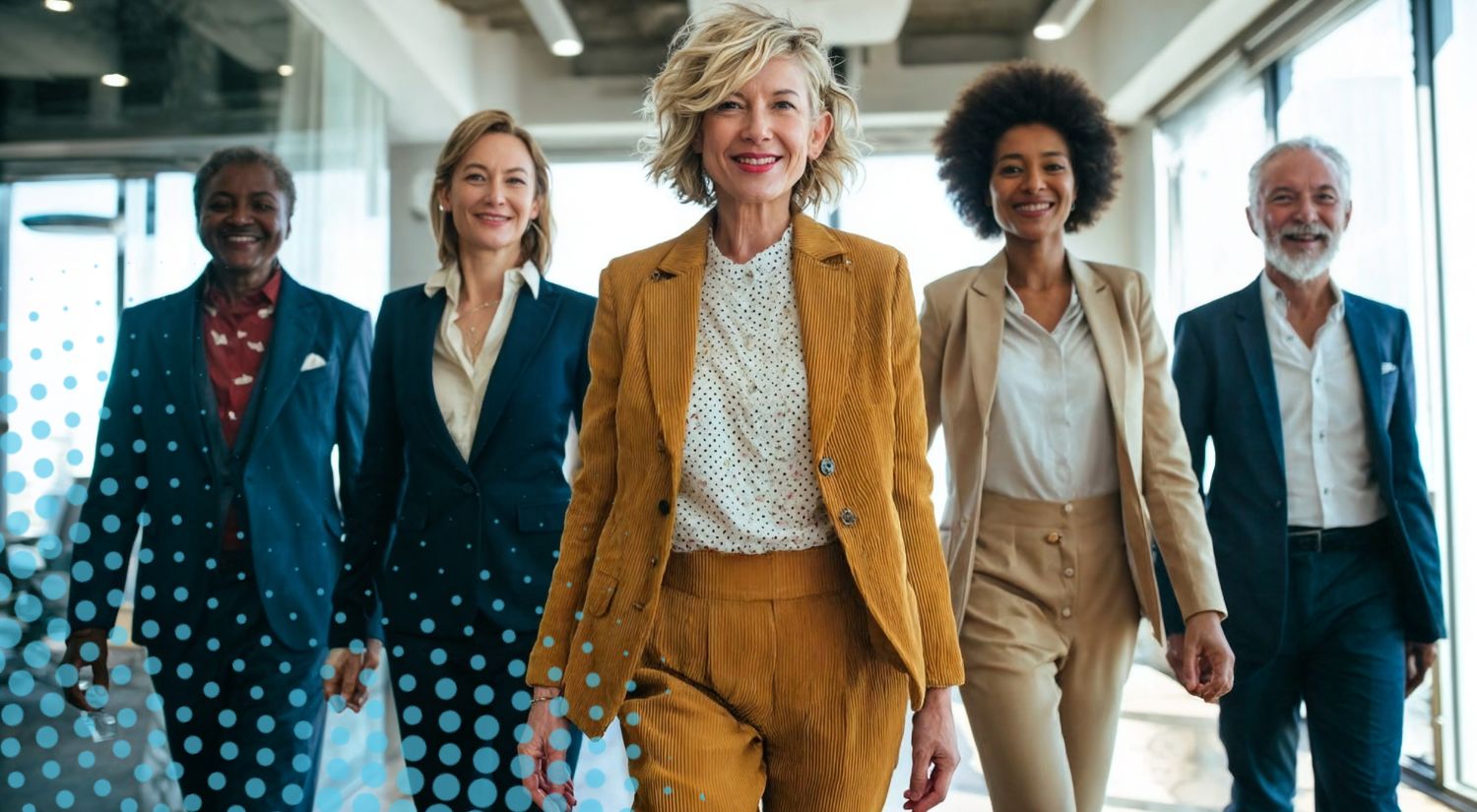 Group of diverse professionals